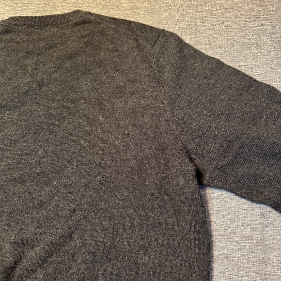 CALVIN KLEIN Wool sweater Dark gray/Black, Pullover, Men’s L - Picture 6 of 6